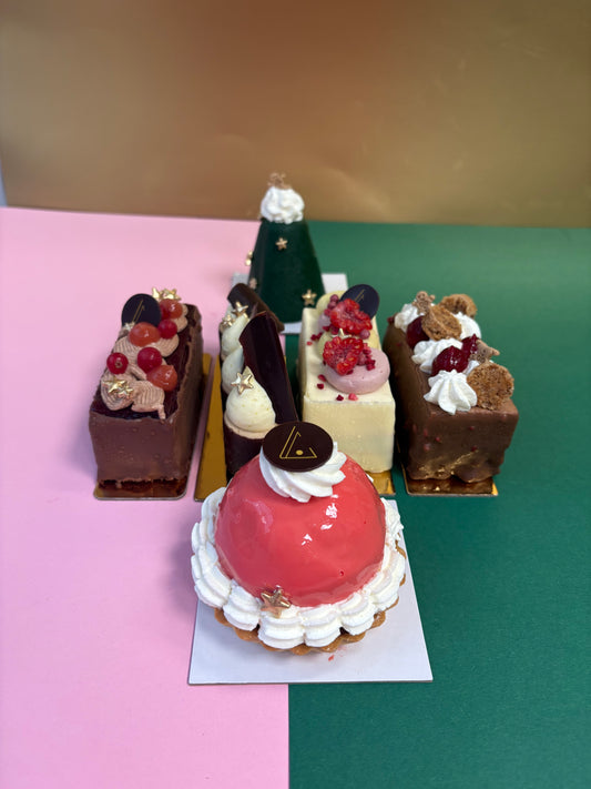 weihnachtliche Törtchenbox